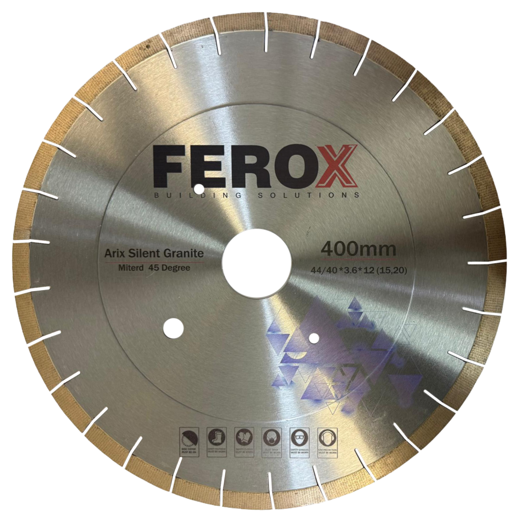 ferox-granite-bridge-saw-blade Arix Silent 400mm